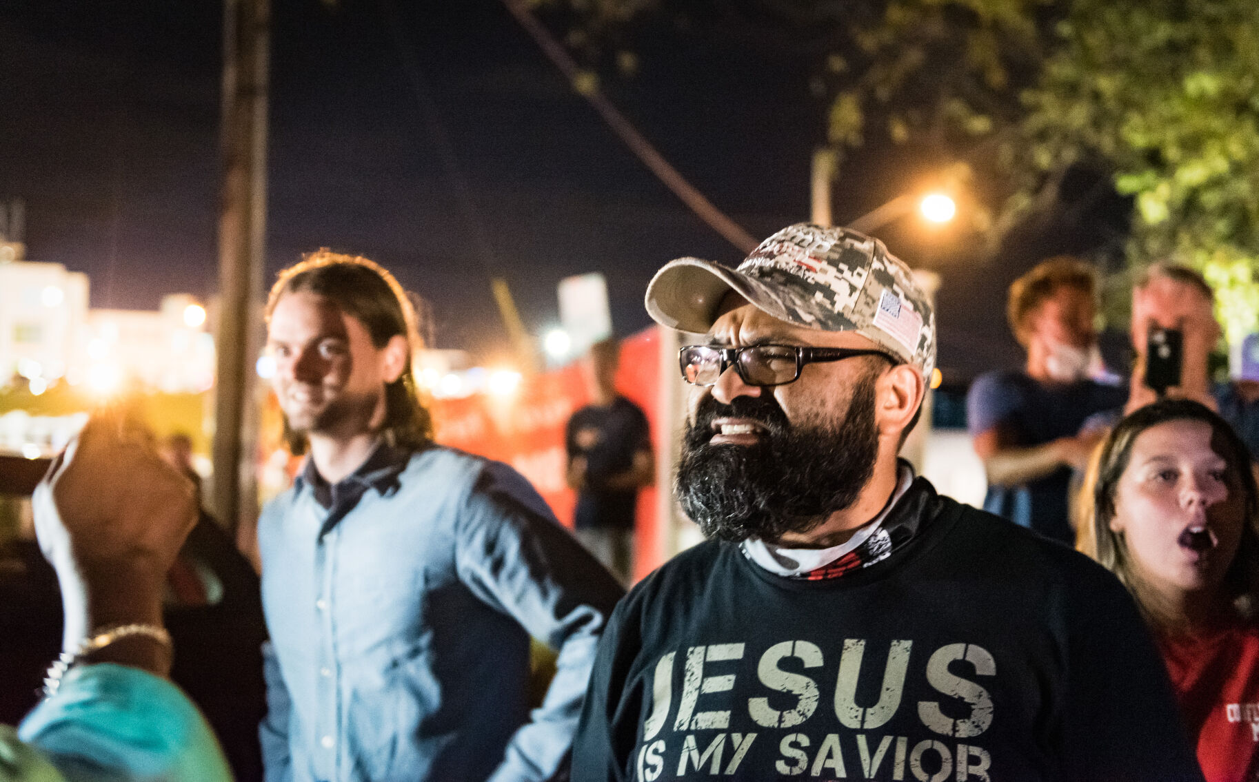 Protest Against Trump Rally